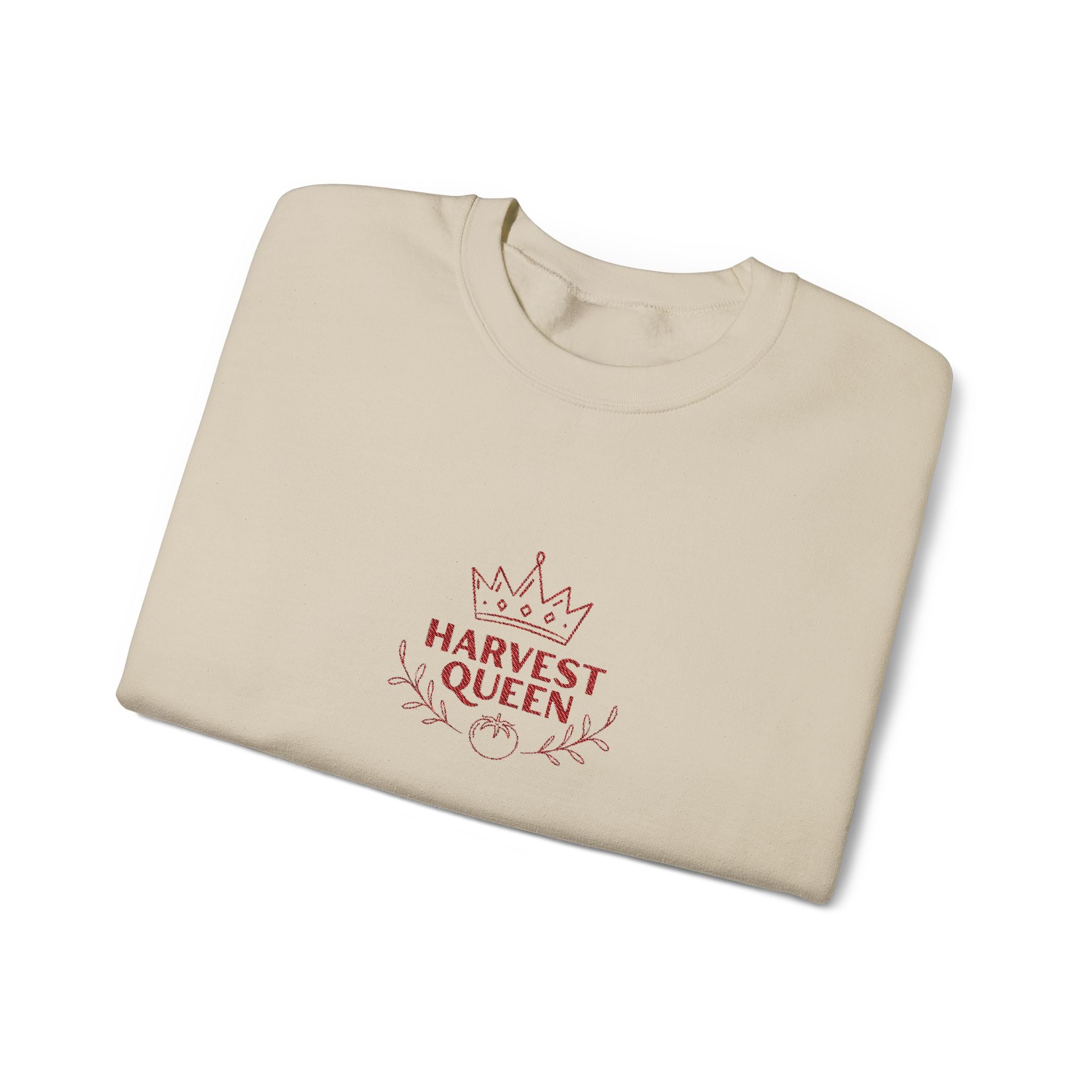 Harvest Queen Embroidered Crewneck Sweatshirt