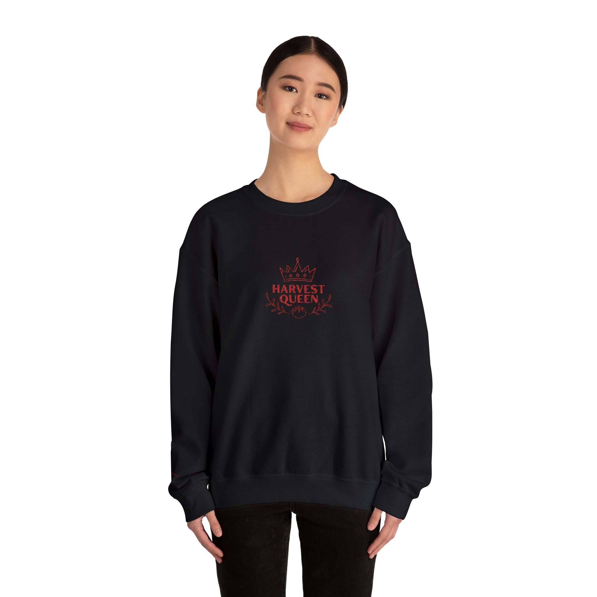 Harvest Queen Embroidered Crewneck Sweatshirt