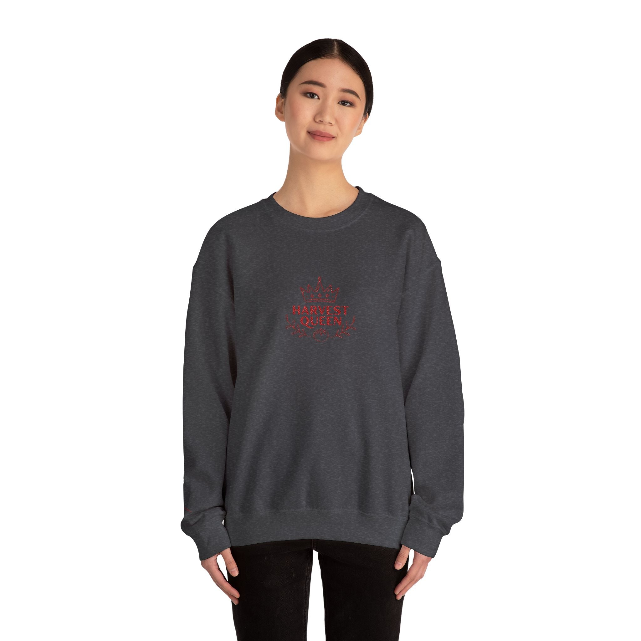Harvest Queen Embroidered Crewneck Sweatshirt