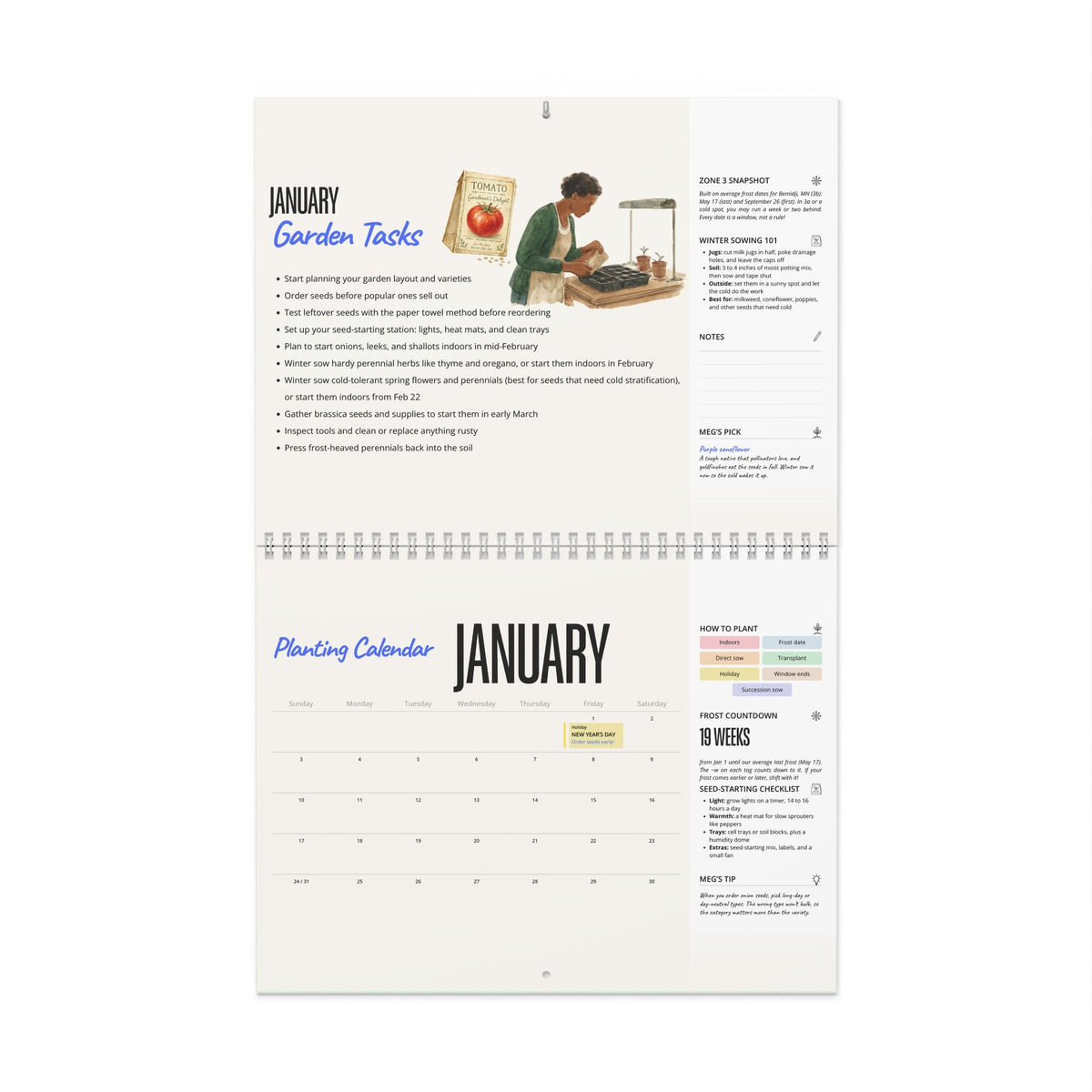 2027 Zone 3 Planting Calendar