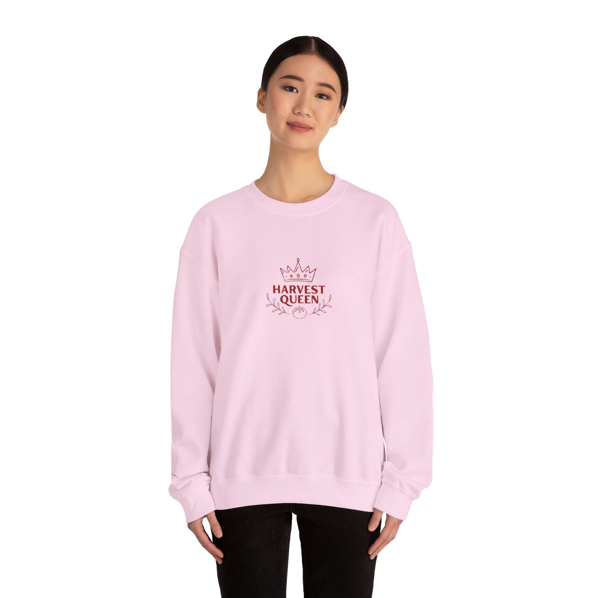 Harvest Queen Embroidered Crewneck Sweatshirt