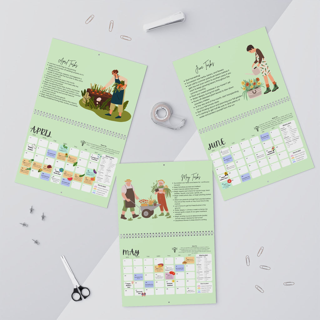 The Garden Planting Calendar (Zones 7 & 8) - DIGITAL DOWNLOAD