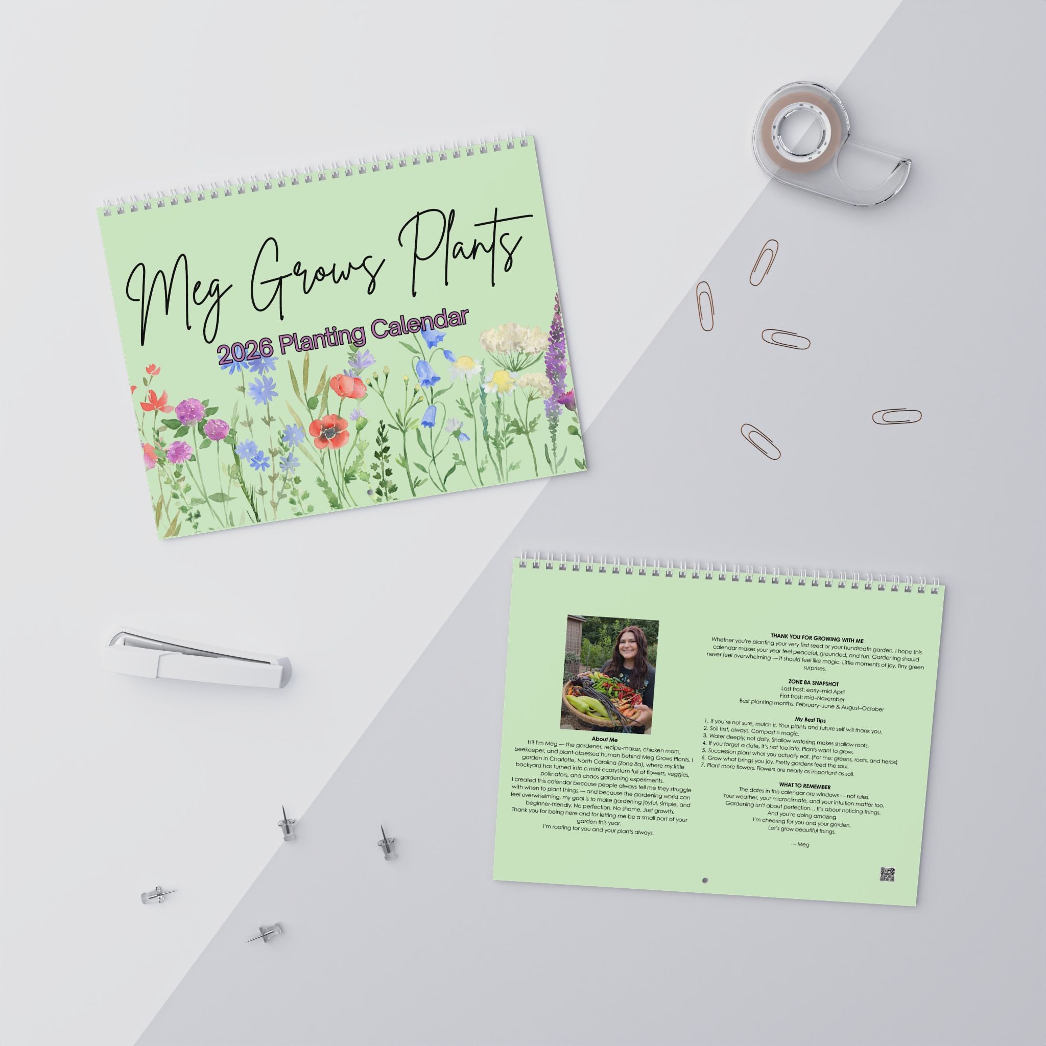 seeds to plant in august zone 7 The Garden Planting Calendar (Zones 7 & 8)- PHYSICAL CALENDAR – Meg Grows Plants