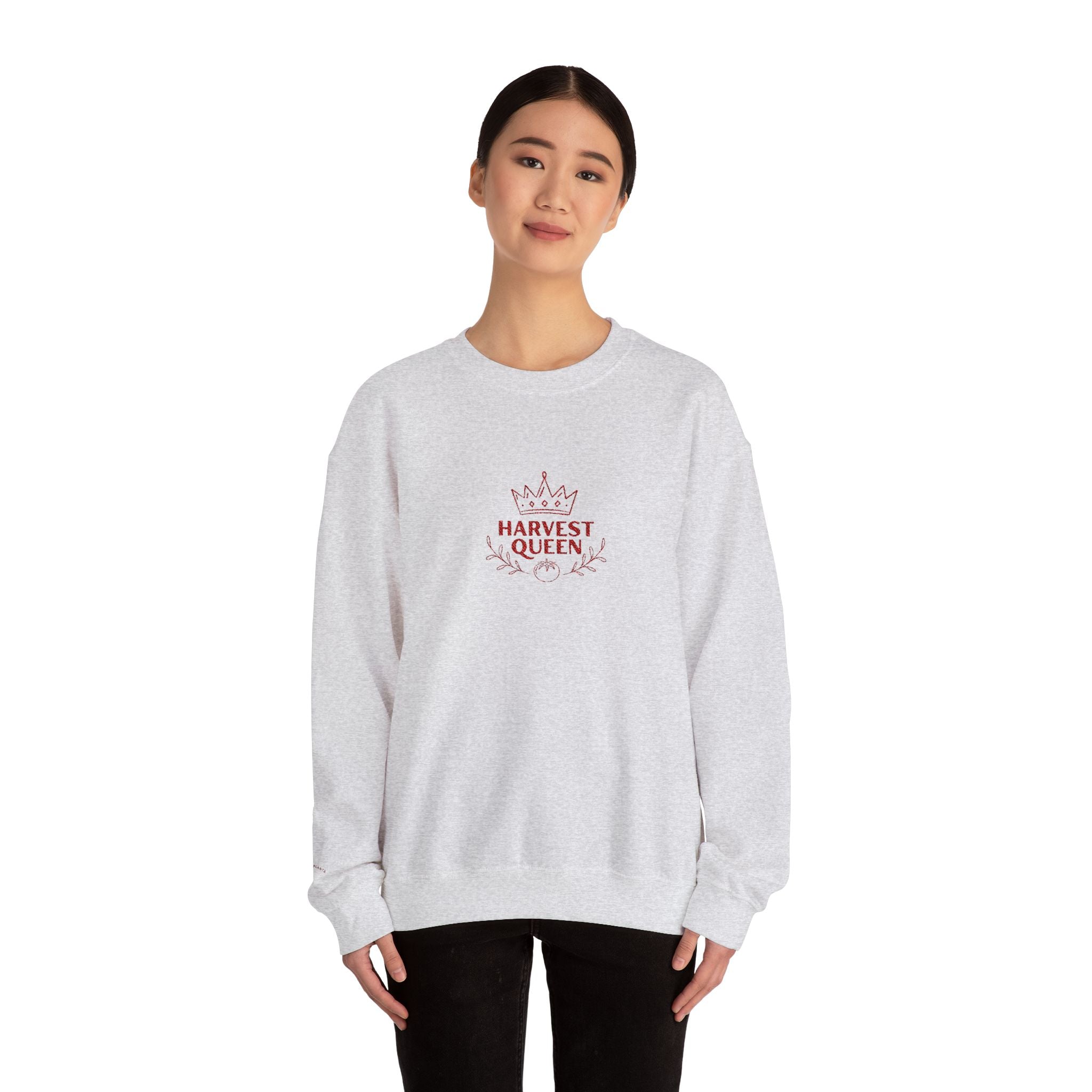 Harvest Queen Embroidered Crewneck Sweatshirt