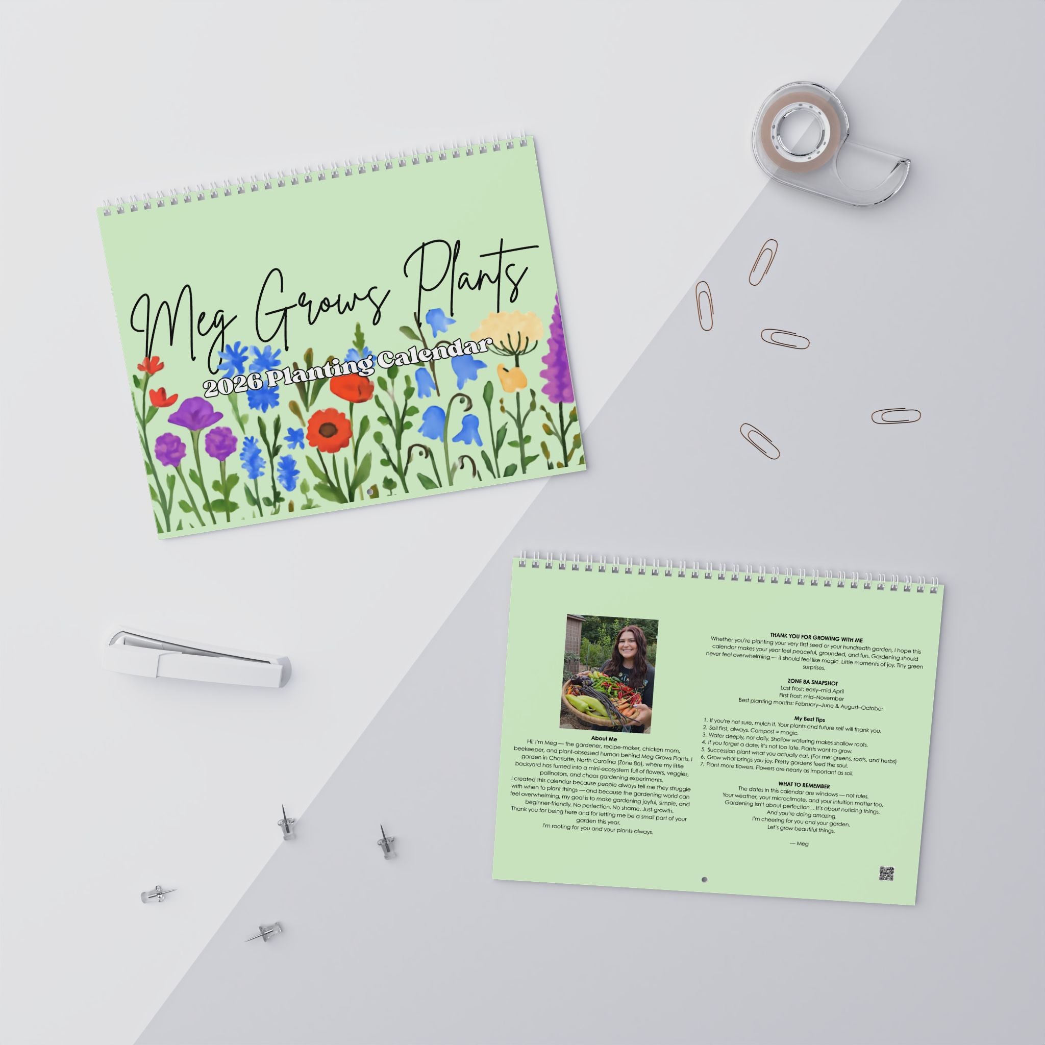 The Garden Planting Calendar (Zones 5 & 6) - DIGITAL DOWNLOAD