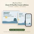 The 2027 Zone 9 Pacific Coast Garden Bundle - Calendar + Journal + App, pre-order preview