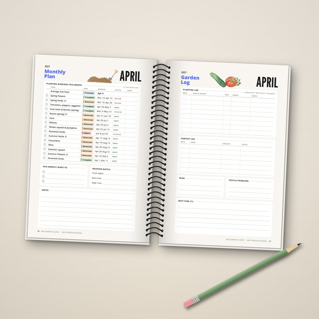 The 2027 Garden Journal (Zone 8)