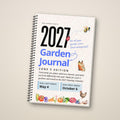 2027 Garden Journal, Zone 5 edition, by Meg Grows Plants: front cover