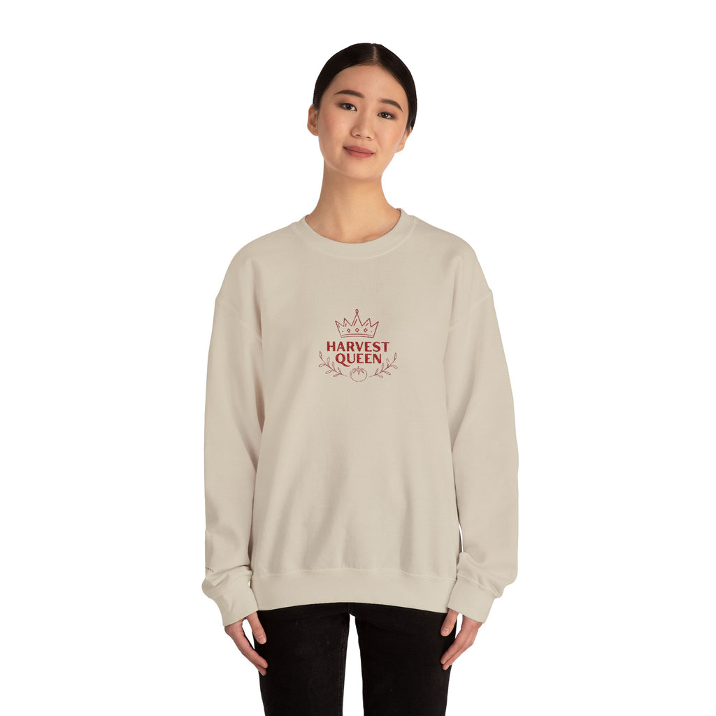 Harvest Queen Embroidered Crewneck Sweatshirt
