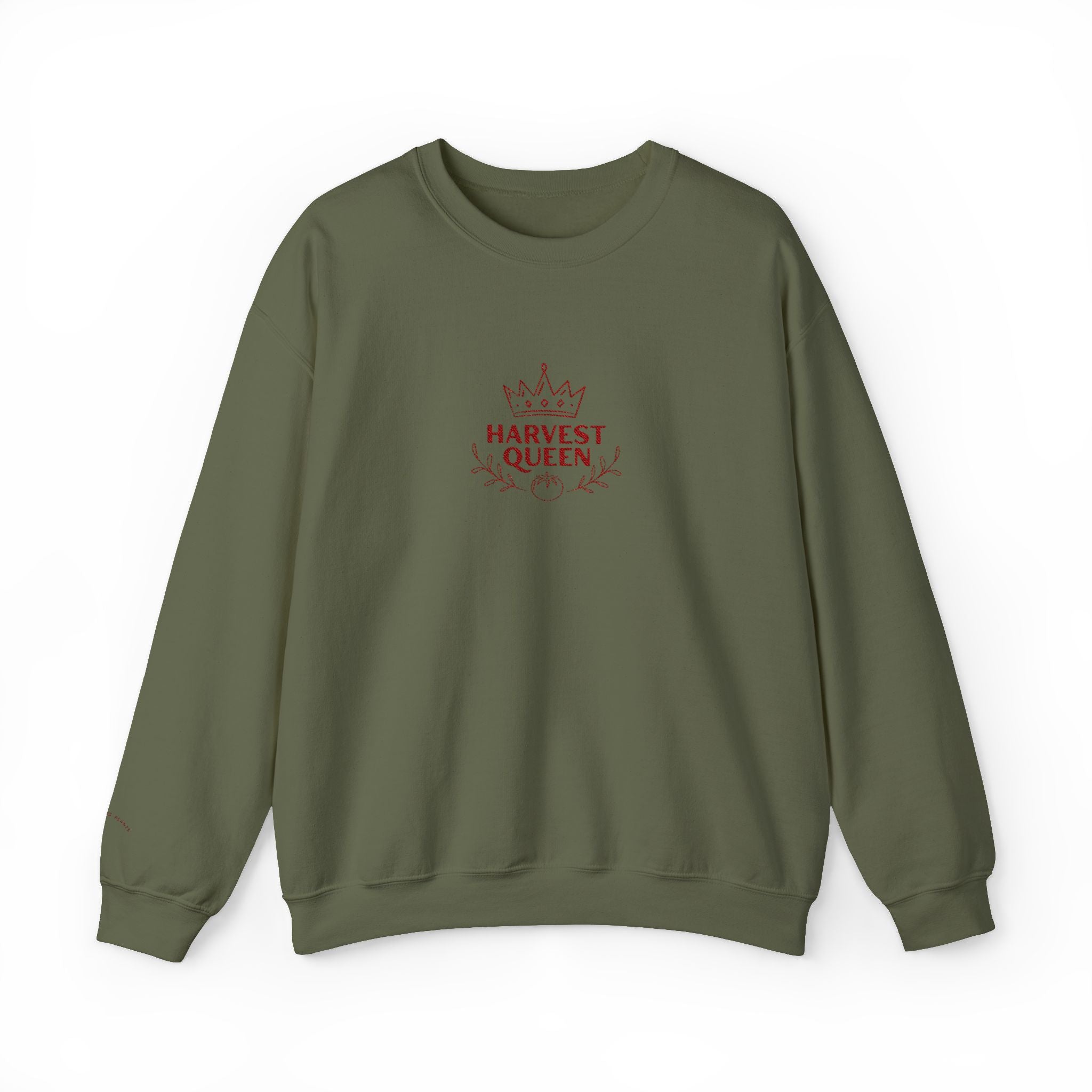 Harvest Queen Embroidered Crewneck Sweatshirt