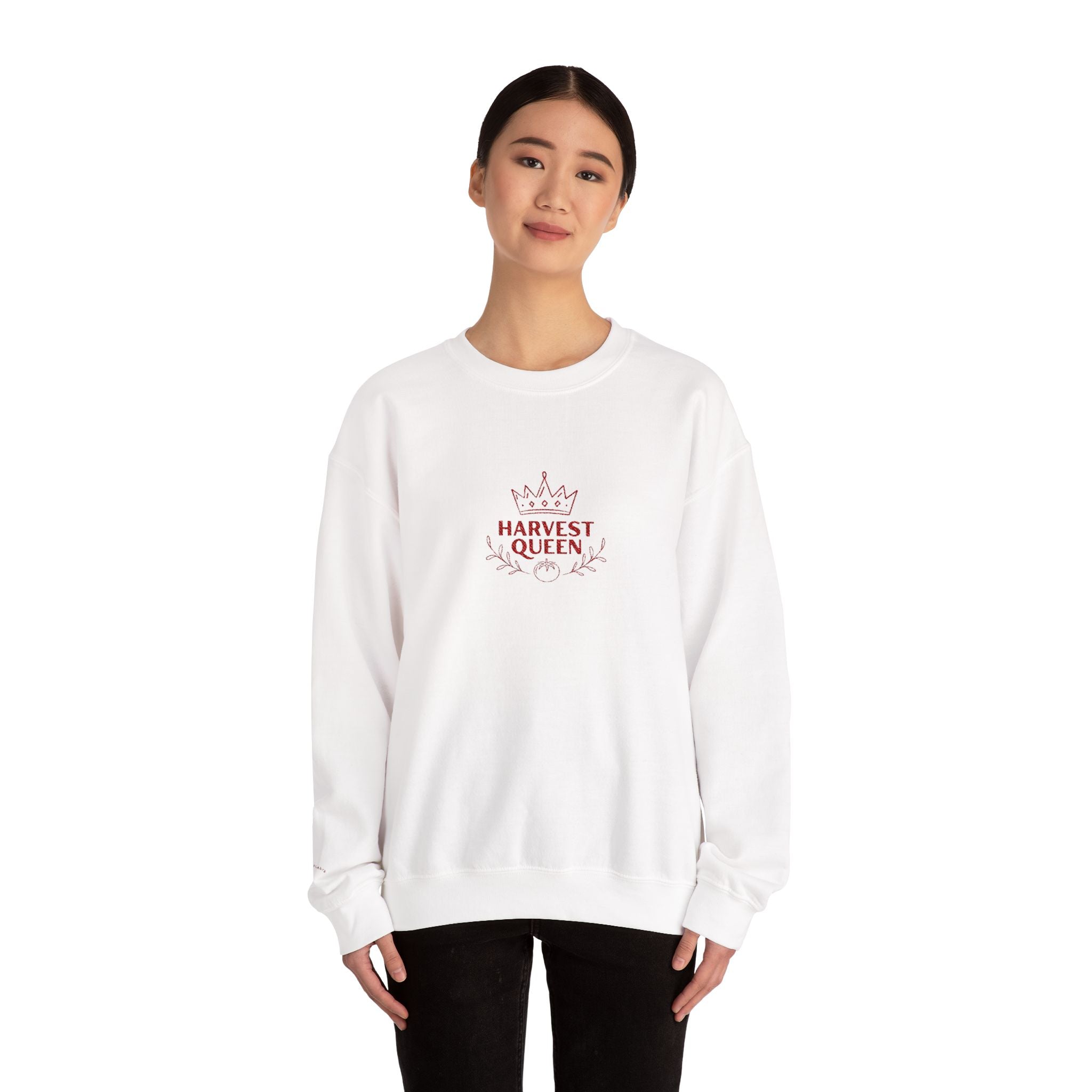 Harvest Queen Embroidered Crewneck Sweatshirt
