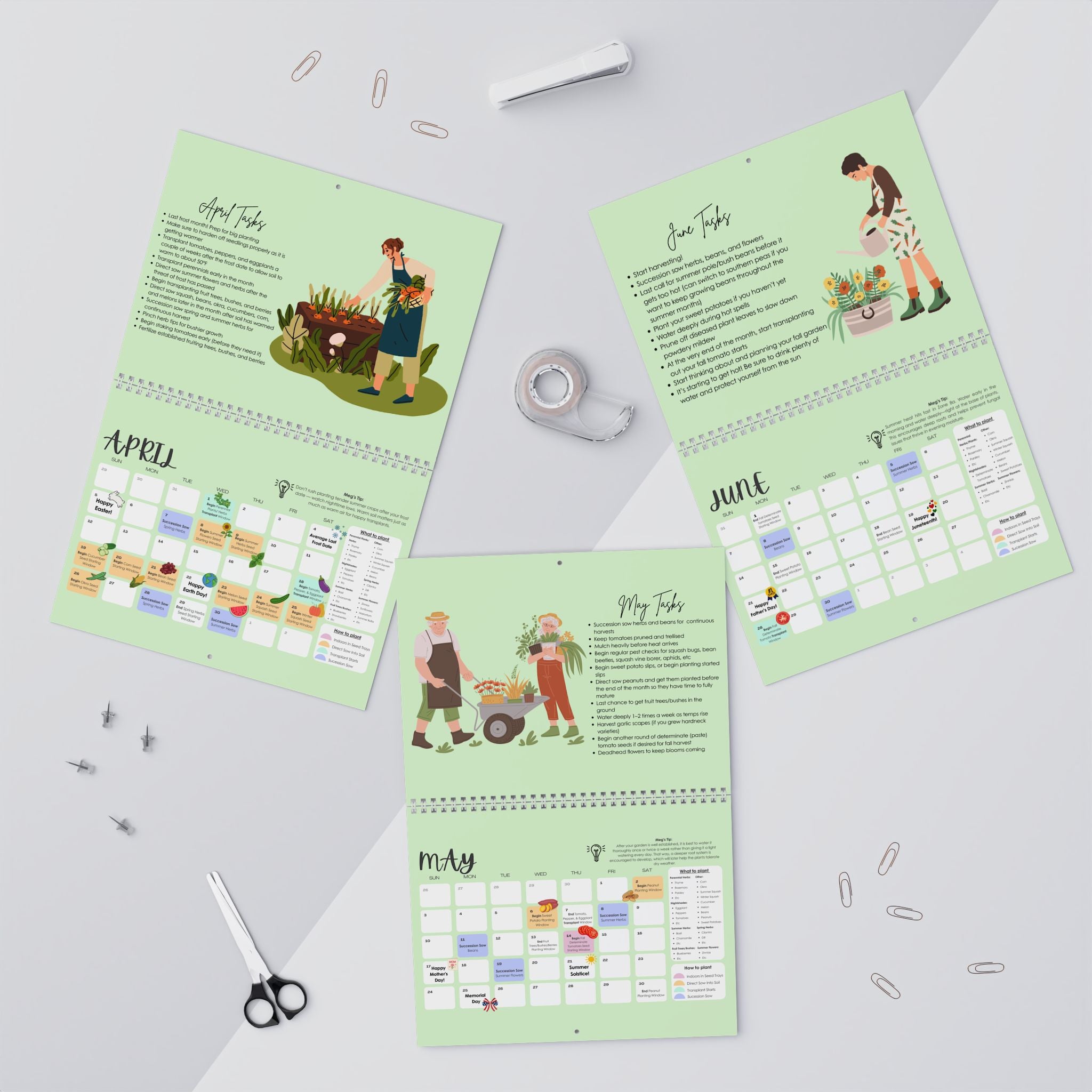 The Garden Planting Calendar (Zones 7 & 8)