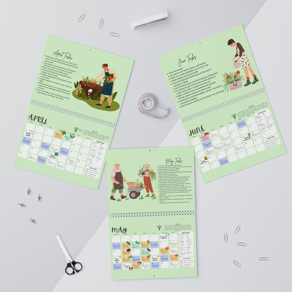 The Garden Planting Calendar (Zones 5 & 6)